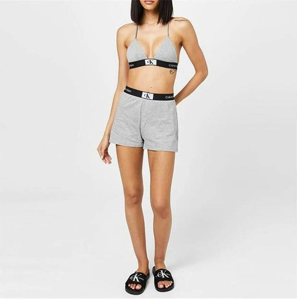 Calvin Klein 1996 LOUNGE Pyjama Shorts Womens Grey Heather