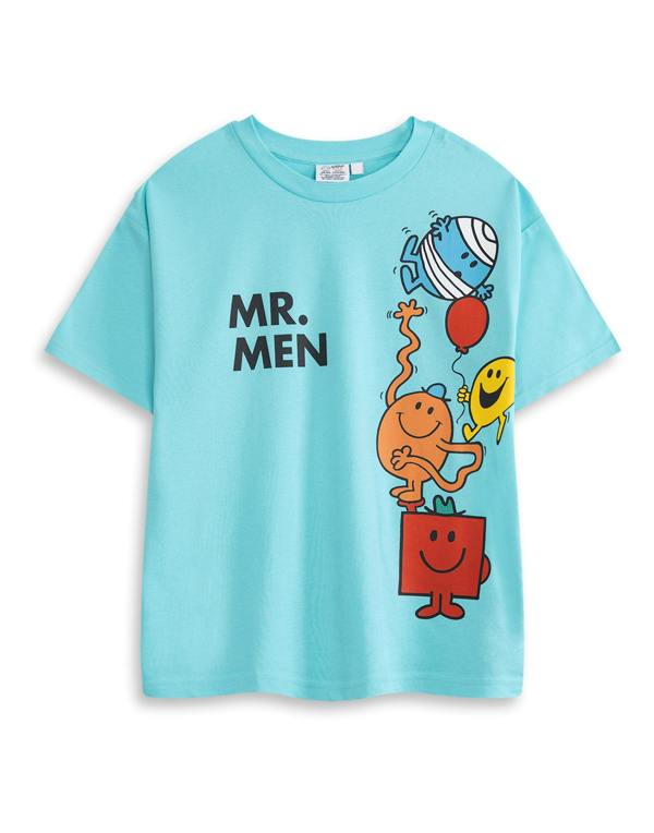 Vanilla Underground Mr. Men & Little Miss Boys Multicoloured Multi Character Multi-Pack of 3 Short-Sleeved T-Shirts