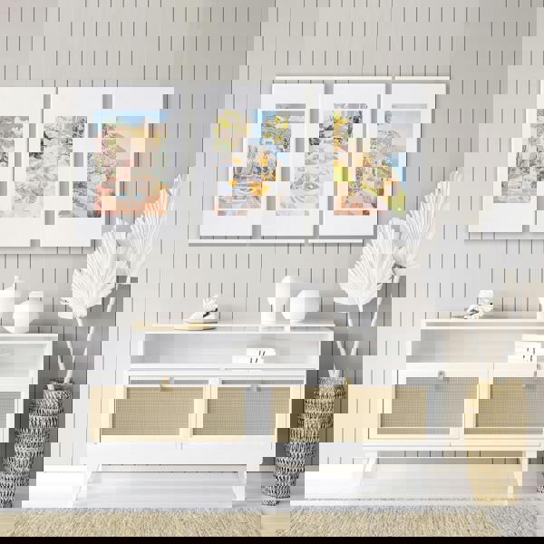 Color Painting For Living Room | Set of 3 Beach Decor Wall art Prints