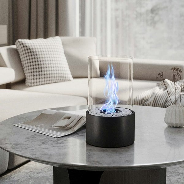 28cm Height Tabletop Bio Ethanol Fireplace Smokeless Heater for Dancing Flame Bio Ethanol Fireplaces Living and Home