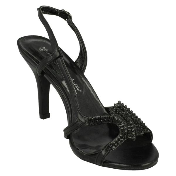 Anne Michelle Ladies Anne Michelle Strappy Heeled Sandals