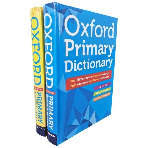 Oxford University Press Oxford Primary Dictionary & Thesaurus 2 Books Collection Set