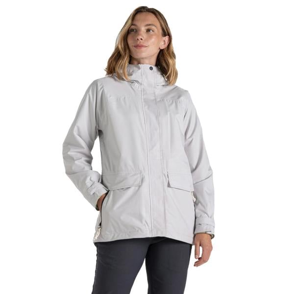 Craghoppers Womens/Ladies Kaia Waterproof Jacket - Lunar Grey - 