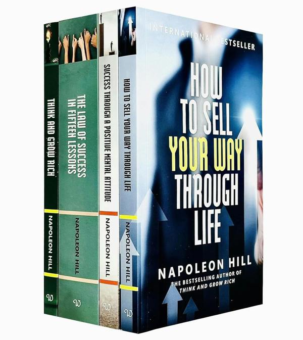 Napoleon Hill 4 Books Collection Box Set – Think and Grow Rich & Success Collection