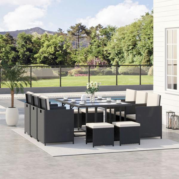 Resin Rattan Dining Set