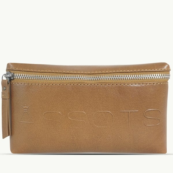 Assots London 'Harry' Tan Real Leather Bum Belt Unisex Bag