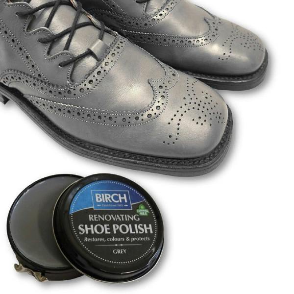 BIRCH Renovating Shoe Polish - Restores Colour and Nourishes Leather 50ml