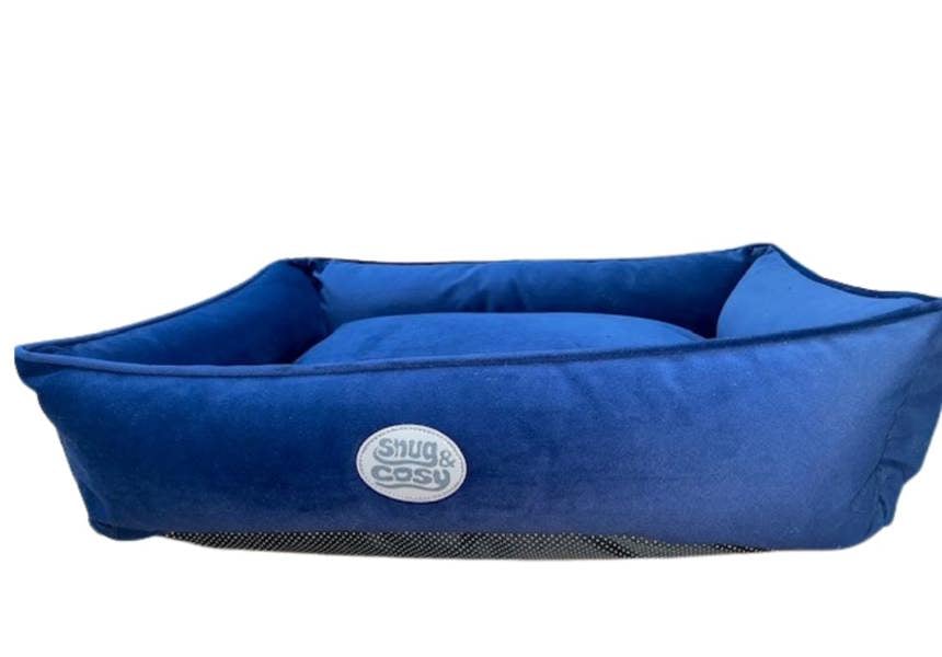 Charlie Dog Pet Bed Removable Cover Hollowfibre Filling - Dog Bed for dogs Snug and Cosy Pets