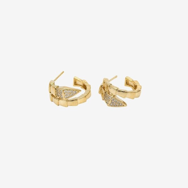 Uchi & Soto Kin Snake Stone Earrings