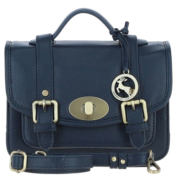 Stylish Real Leather Medium Satchel Bag: y-62