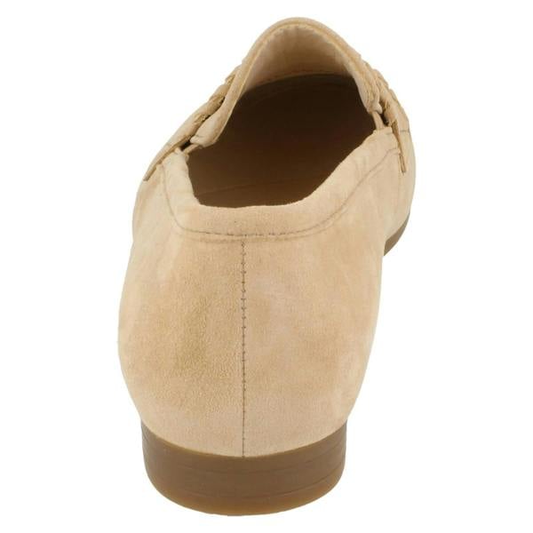 Gabor Ladies Gabor Sand Suede Slip On Shoes 82.432