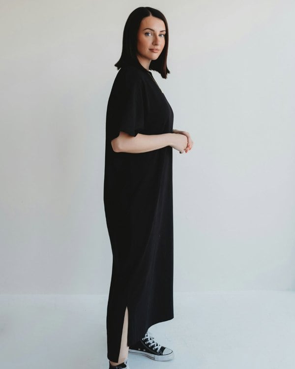 Ruby Black Maxi Dress - image 4