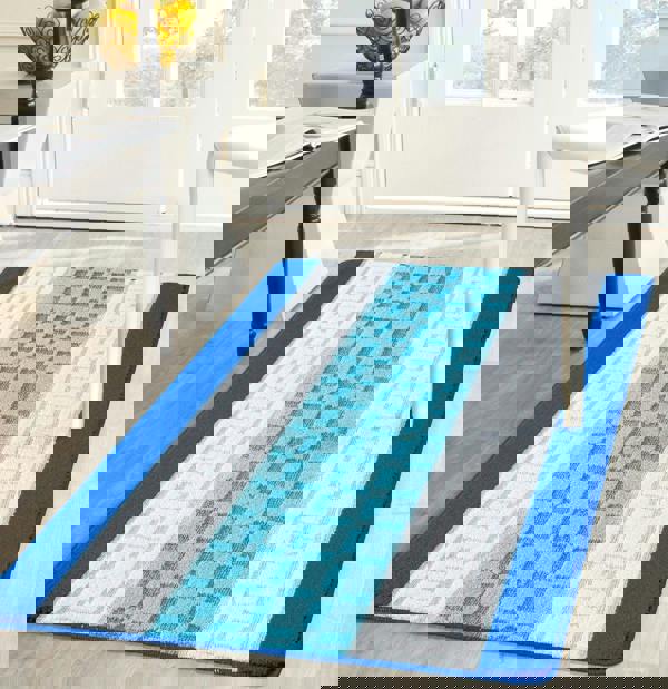 Smart Living Gel Back Mat - Blue