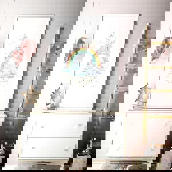 Nursery Rainbow Decor | Set of 3 wall art prints