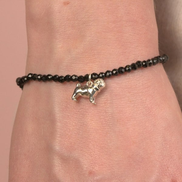 Mylee London Pug Crystal Bracelet - Personalised