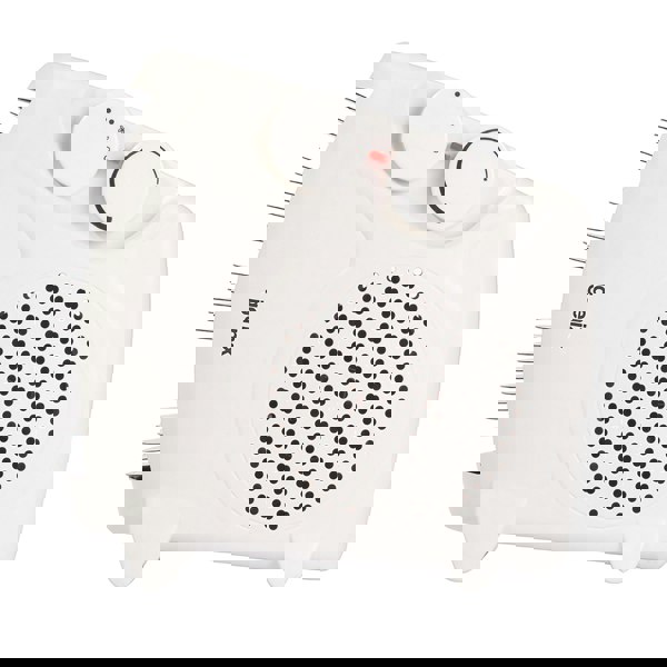 Igenix IGHF01914W Fan Heater, 2 Heat Settings, 2000W, White