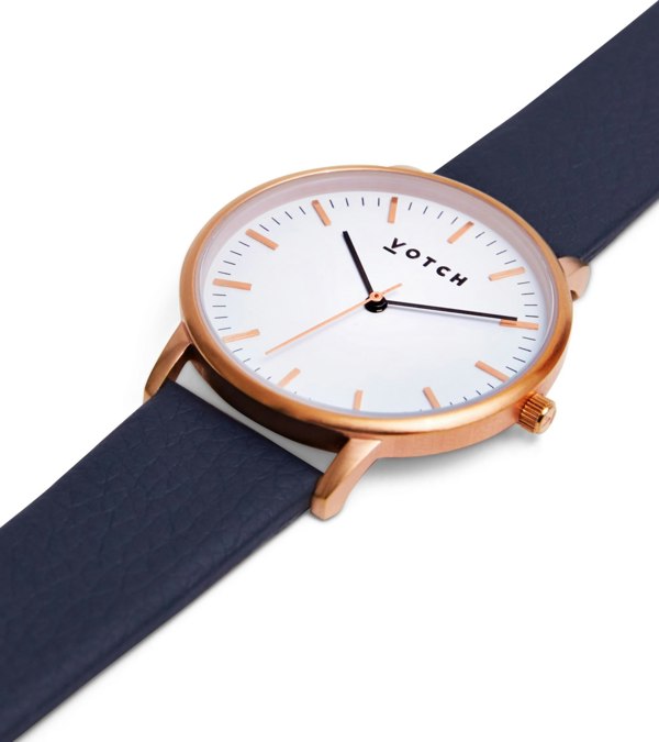 Votch Rose Gold & Navy Watch | Moment