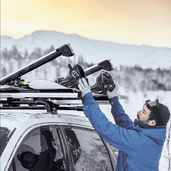Thule SnowPack Extender Ski Snowboard Carrier Rack for Roof Bars 732500