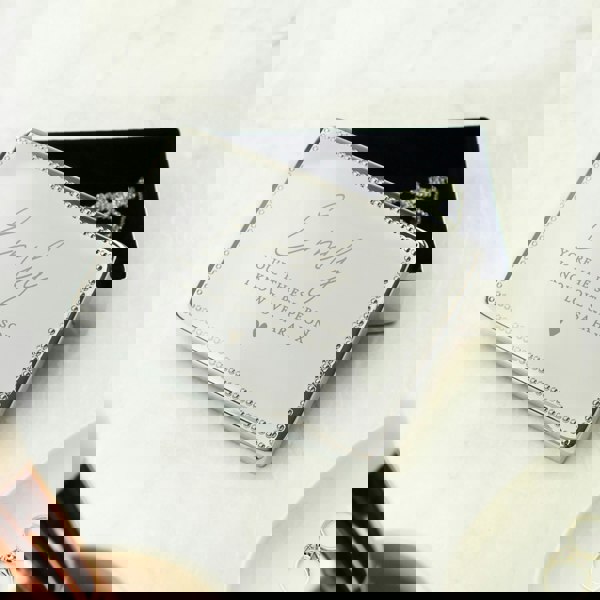 Personalised Memento Company Personalised Name and Message Rectangular Jewellery Box