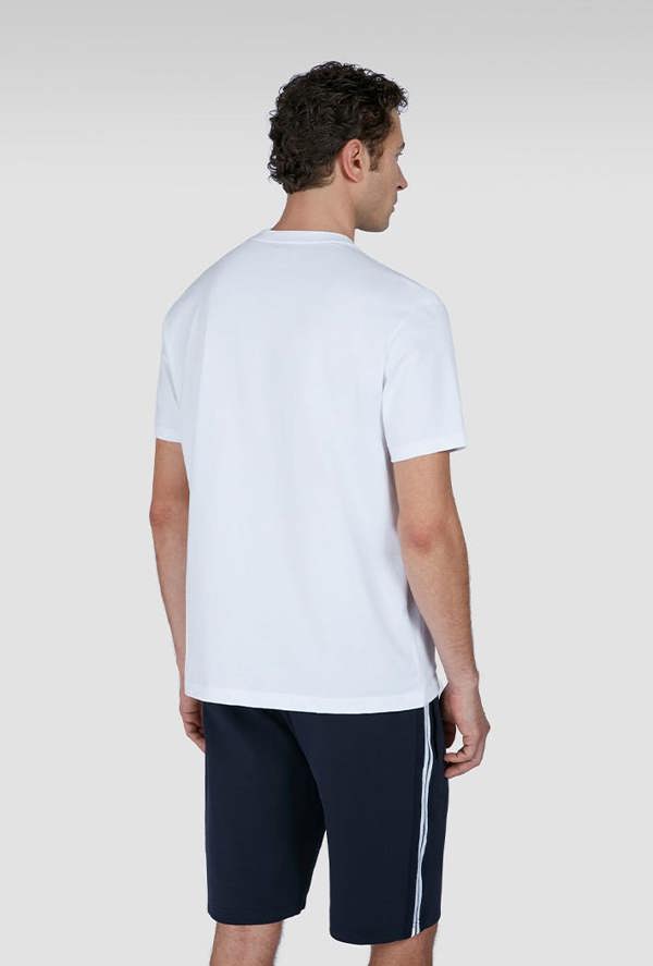 Paul & Shark Men's T-Shirt in Cotton Jersey With Lighthouse Print