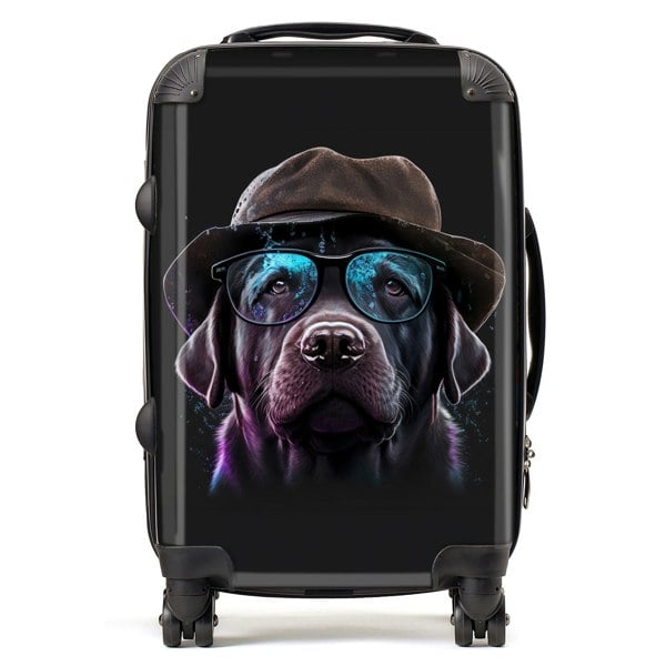 Warren Reed Labrador Retriever Dog Splashart Suitcase