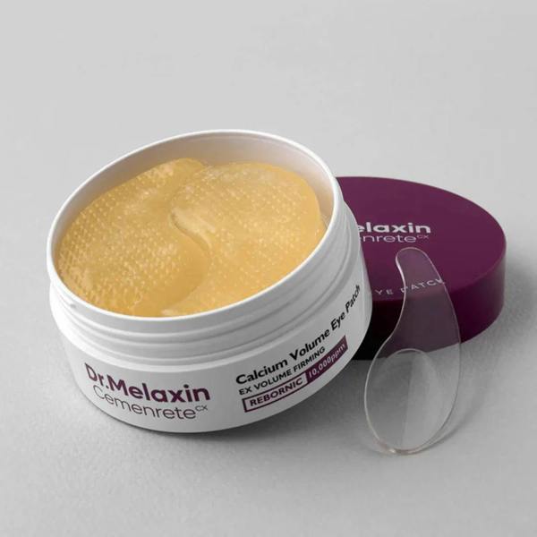 Dr.Melaxin Cemenrete Calcium Volume Eye Patch – Professional-grade Korean skincare for instant eye-area firming and skin density, shop at Atelier De Glow UK