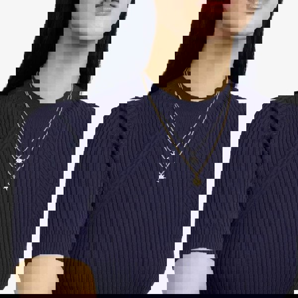 Ted Baker Celstia Crystal Star Gold Tone Pendant Necklace TBJ3482-02-02