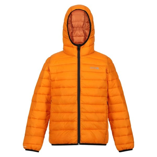 Regatta Childrens/Kids Marizion Hooded Padded Jacket - Orange Pepper/Burnt Copper