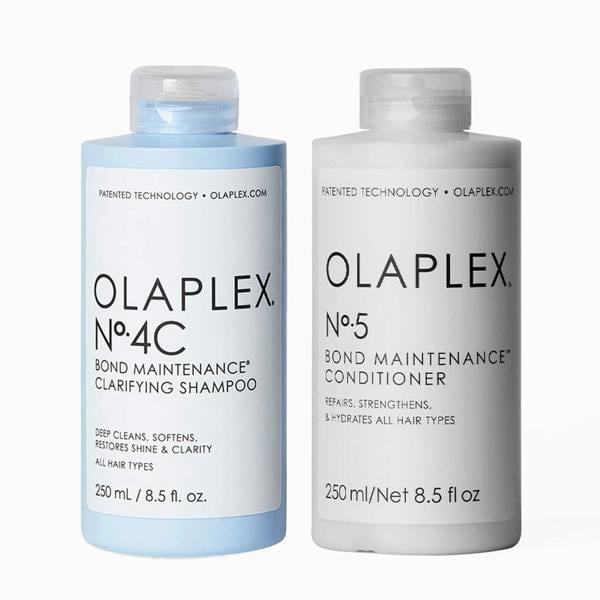Olaplex No.4C Clarifying Shampoo and No.5 Conditioner