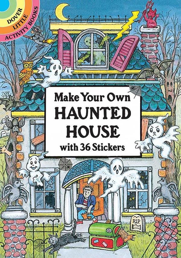 Make Your Own Haunted House with 36 Stickers