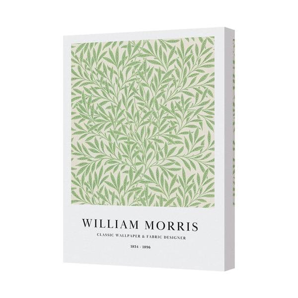 Benjamin Tate Design William Morris Botanical Leaf Wallpaper Canvas 8952