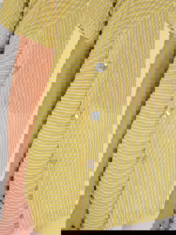 VIZ-A-VIZ Constrast Stripe Top