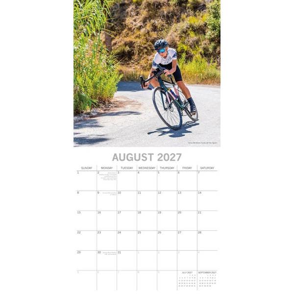 Cycling Calendar 2027, Wall Calendars, Month To View, Sports, Gift