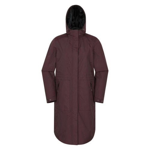 Mountain Warehouse Womens Hannah Extreme Waterproof Mac - Burgundy