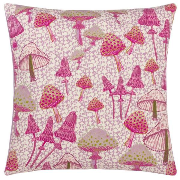 Furn Abstract Mushrooms Cushion Cover - Lilac - 