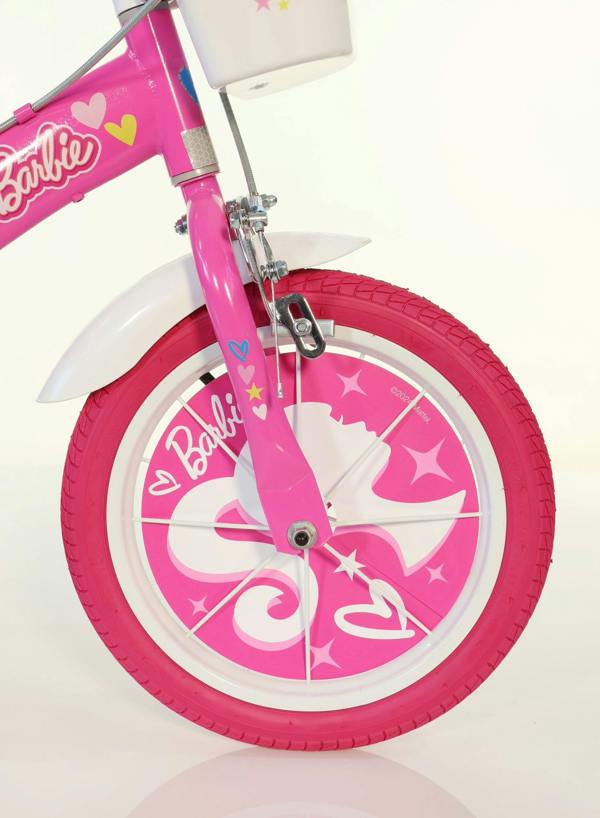Dino Bikes Dino Barbie Rosa Girls 16" Wheel Bike