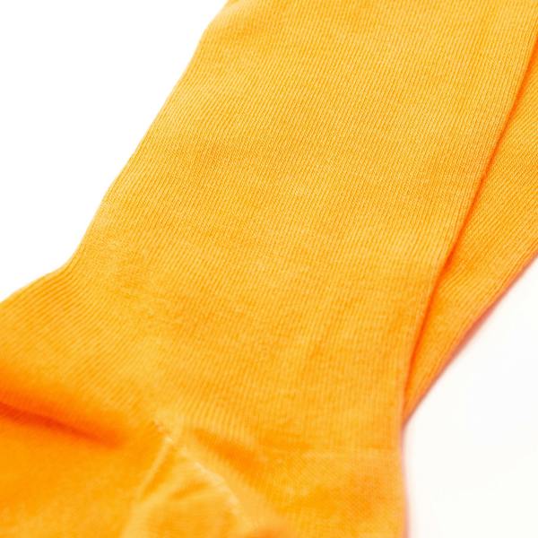 Jemsox Luxury Socks Multipack 3 Pairs / 5-Pairs Orange Plain Colour Men's Crew Socks Size 7-12
