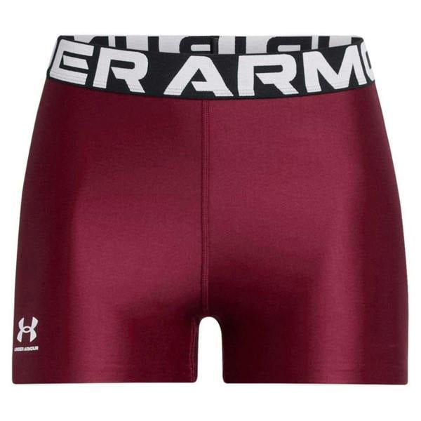 Under Armour Womens/Ladies HeatGear Compression Shorts - Red - 