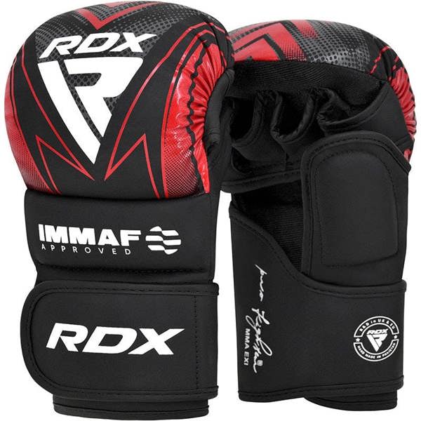 RDX Sports GRAPPLING GLOVES SHOOTER IMMAF-1 RED