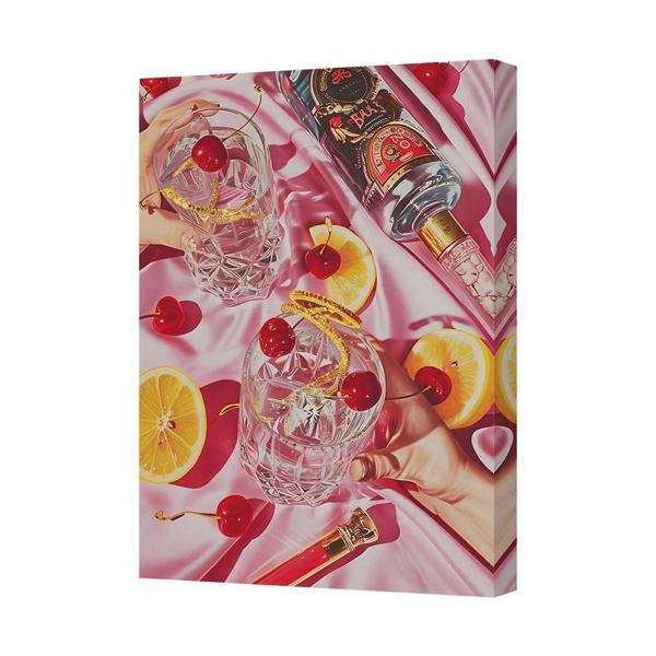 Benjamin Tate Design Contemporary Canvas Art Print With Deep Wooden Frame UK Handmade