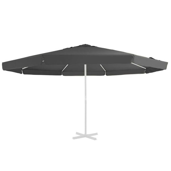 Berkfield Replacement Fabric for Outdoor Parasol Anthracite 500 cm