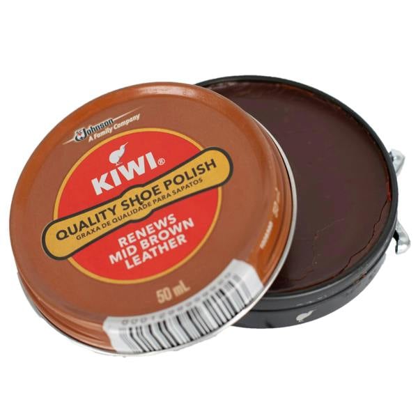 Kiwi Shoe Polish Wax - Classic Shine and Protection for Leather 50ml