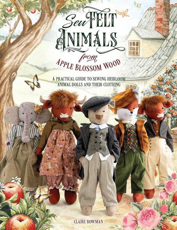 Sew Felt Animals From Apple Blossom Wood