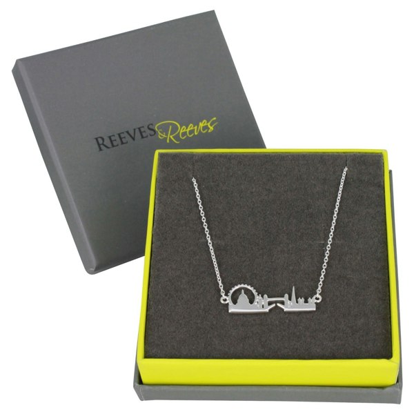 London Skyline Sterling Silver Necklace - Reeves & Reeves