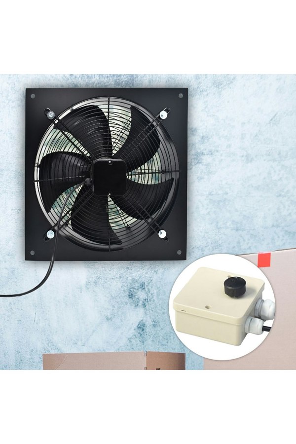 Living and Home Ventilation Wall-Mounted Exhaust Axial Fan 24-inch