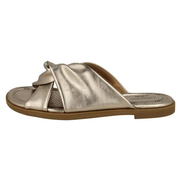 Clarks Ladies Clarks Knot Detailed Mule Sandals Reyna Twist
