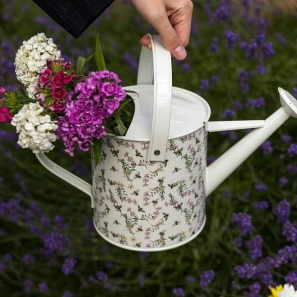The British Gardening Company 3L Sketchy Bees Outdoor Metal Watering Can