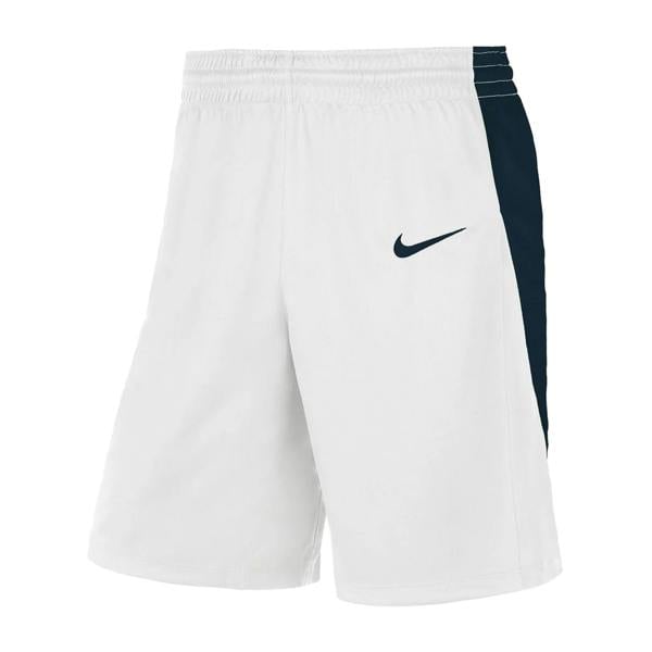 Nike Mens Basketball Shorts - White/Obsidian Blue - 