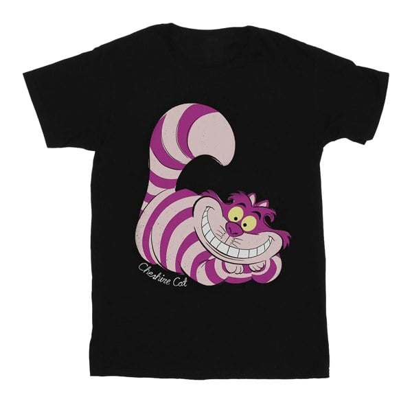 Disney Boys Alice In Wonderland Cheshire Cat T-Shirt - Black