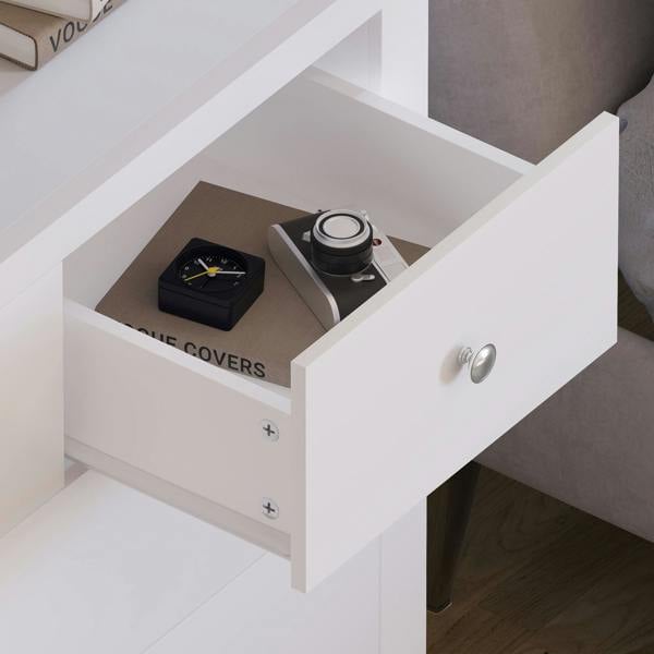 Vida Designs Arlington 3+2 Drawer Chest, Grey